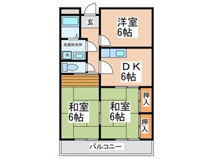 メゾン中塚の物件間取画像